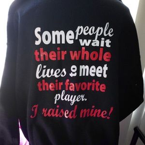 Custom made Dads basketball hoody